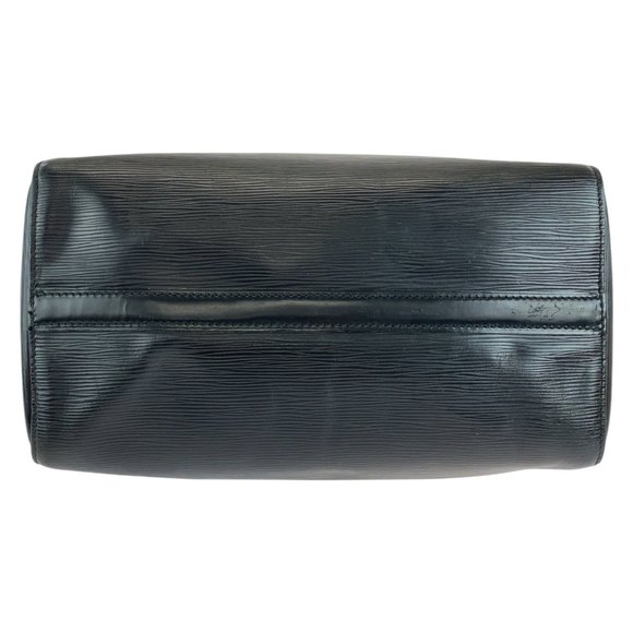 LOUIS VUITTON Epi Speedy 30 Black Gold Hardware Leather M59022 Handbag - Picture 10 of 10